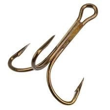 Mustad Treble Hook Bronze 5ct Size 6/0