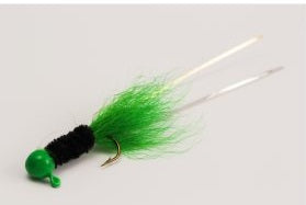 Slater Original Jig 1/32 Green/Black/Green #6 Hook 2pk