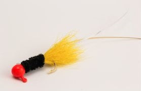 Slater Original Jig 1/32 Red/Black/Yellow #6 Hook 2pk