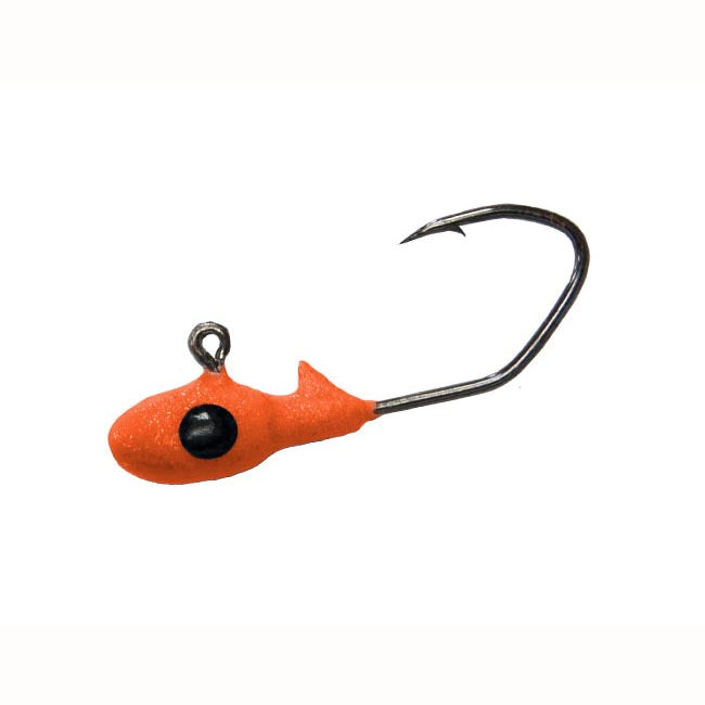 Bobby Garland Overbite Sickle Jig Head 1/16oz 10ct Orange