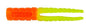 Leland Crappie Magnet 1.5in 15ct Orange/Chartreuse