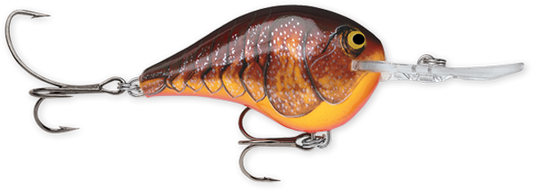 Rapala DT Series 10' 3/5oz 2.25in Dark Brown Crawdad