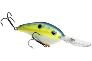 Strike King Series 6XD - 1oz Chartreuse Sexy Shad