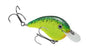 Strike King Chick Magnet Jr 1/4oz  2-4ft Chartreuse with Blue / Black Splatterback