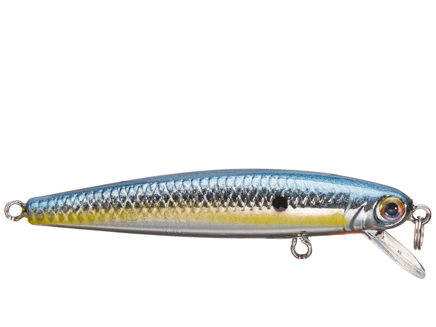 Strike King Bitsy Jerkbait 1/16oz Chrome Sexy Shad