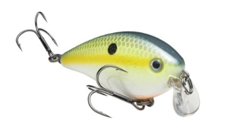 Strike King KVD Shallow Square Bill 3/8oz Chartreuse Sexy Shad