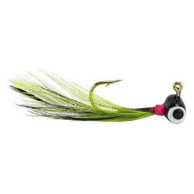 Strike King Mr Crappie Shoo Shiner 1/16oz Tuxedo Blk Chart.