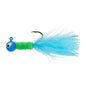 Eagle Claw Crappie Jig Maribou 1/16 Blue/Chart 6ct