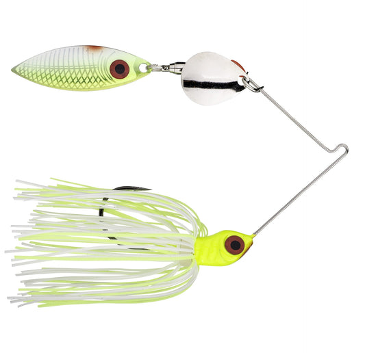 Strike King Red Eyed Special 3/16oz Spinnerbait Chartreuse/White