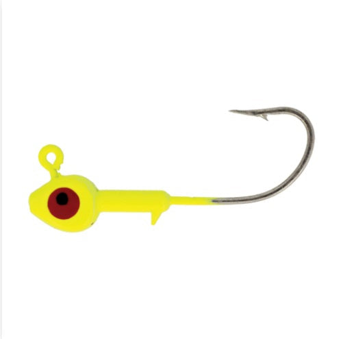 Eagle Claw Saltwater Ball Head 1/4oz 10ct Chartreuse