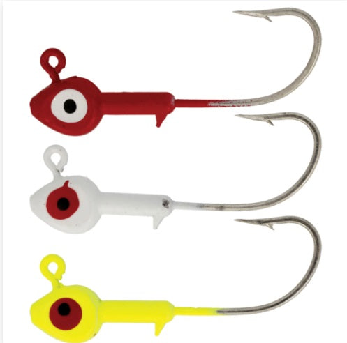 Eagle Claw Saltwater Fish Head 1/8oz 10ct Assorted