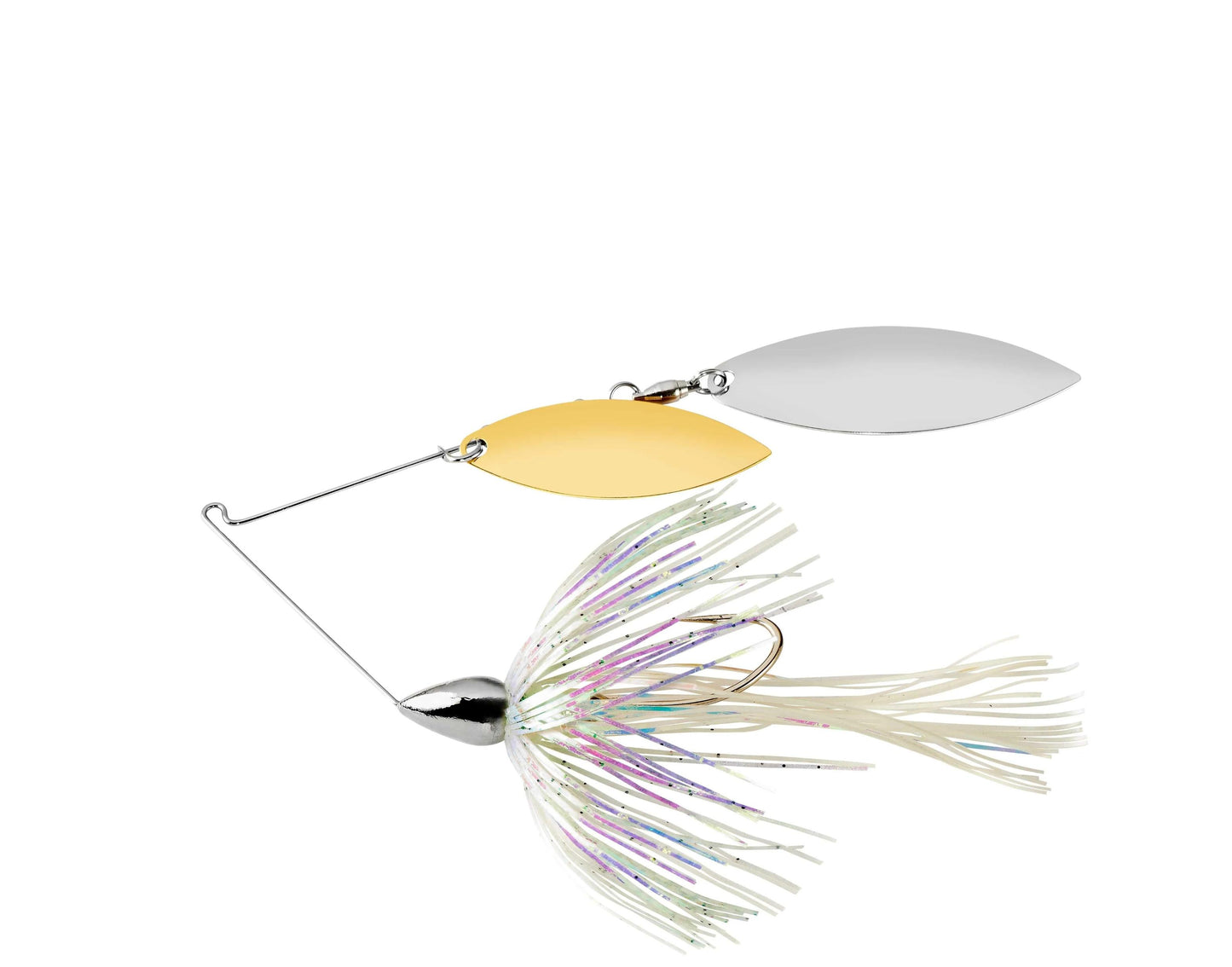 War Eagle Spinnerbait Nickle Frame DW 3/8 Shiny Shad