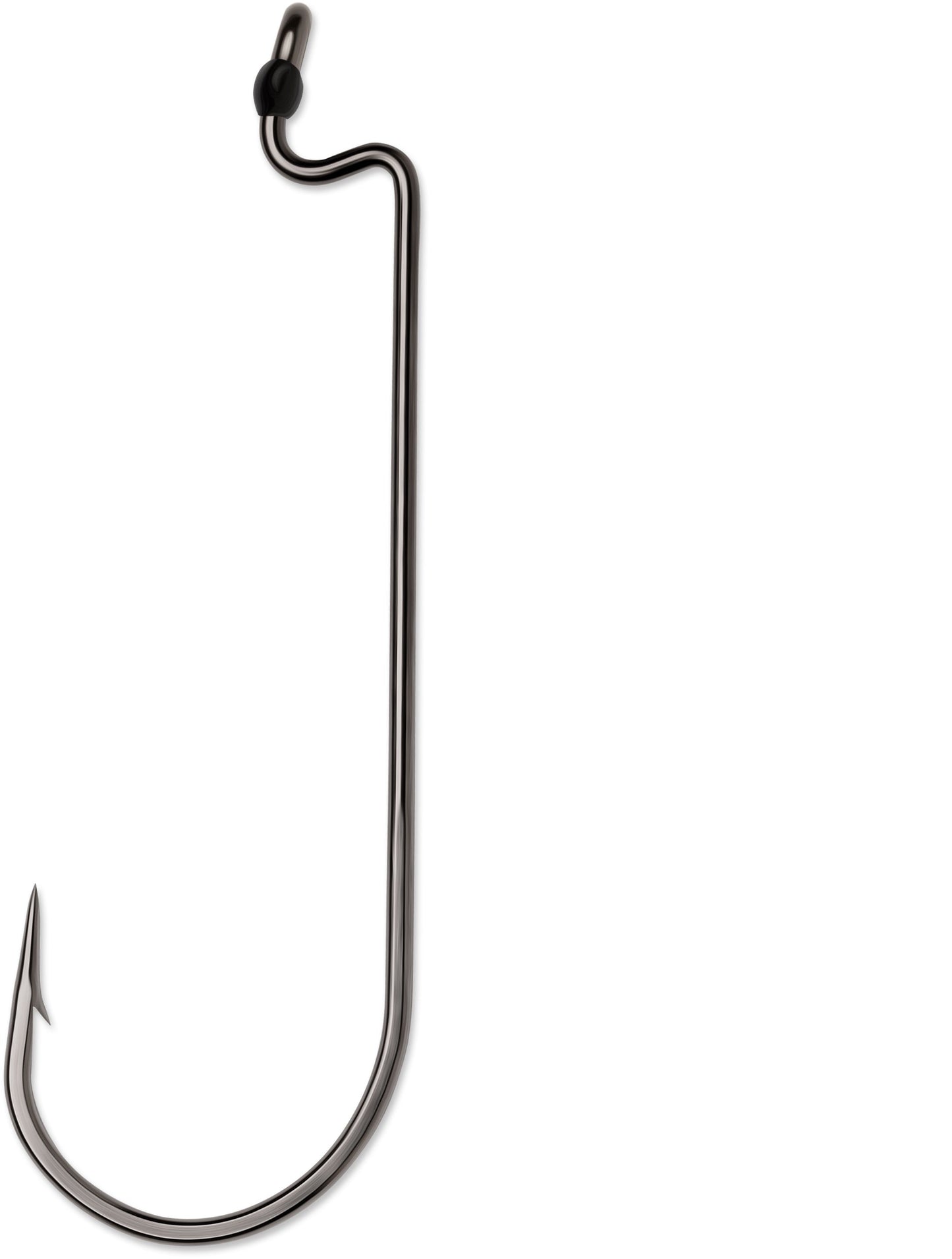 VMC Worm Hook Black Nickel Size 5/0 5ct