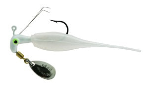 Blakemore Slab Runner w/Baby Shad 1/16oz #2 Pearl White