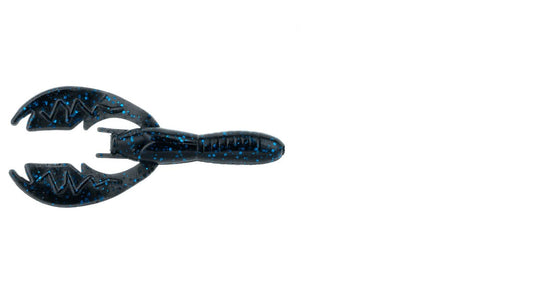 NetBaitBF Baby Paca Craw 3.75in Black/Blue Flake 9ct