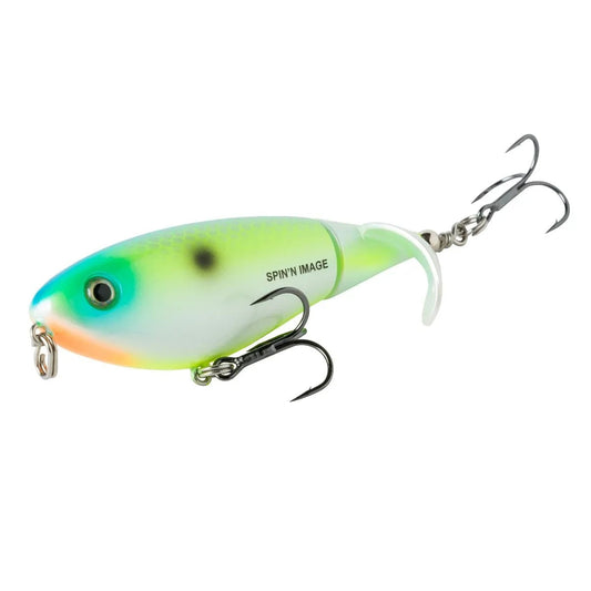 Heddon Spin'N Image 3.5" 1/2oz Citrus Silver