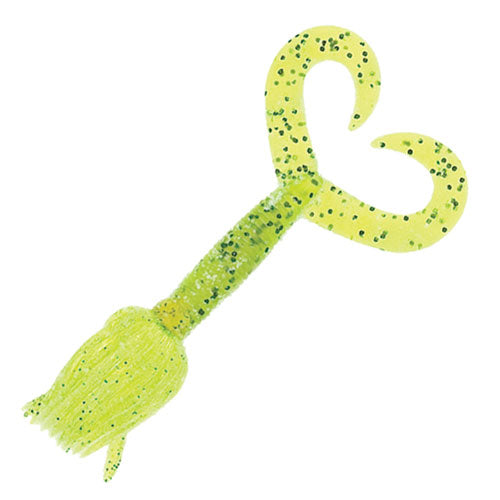 Yum Gonzo Grub 5in 10ct Chartreuse Pepper