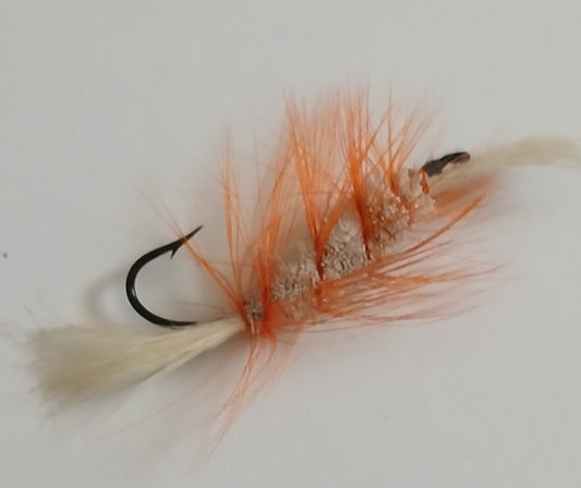 Bomber natural orange hackles size #2