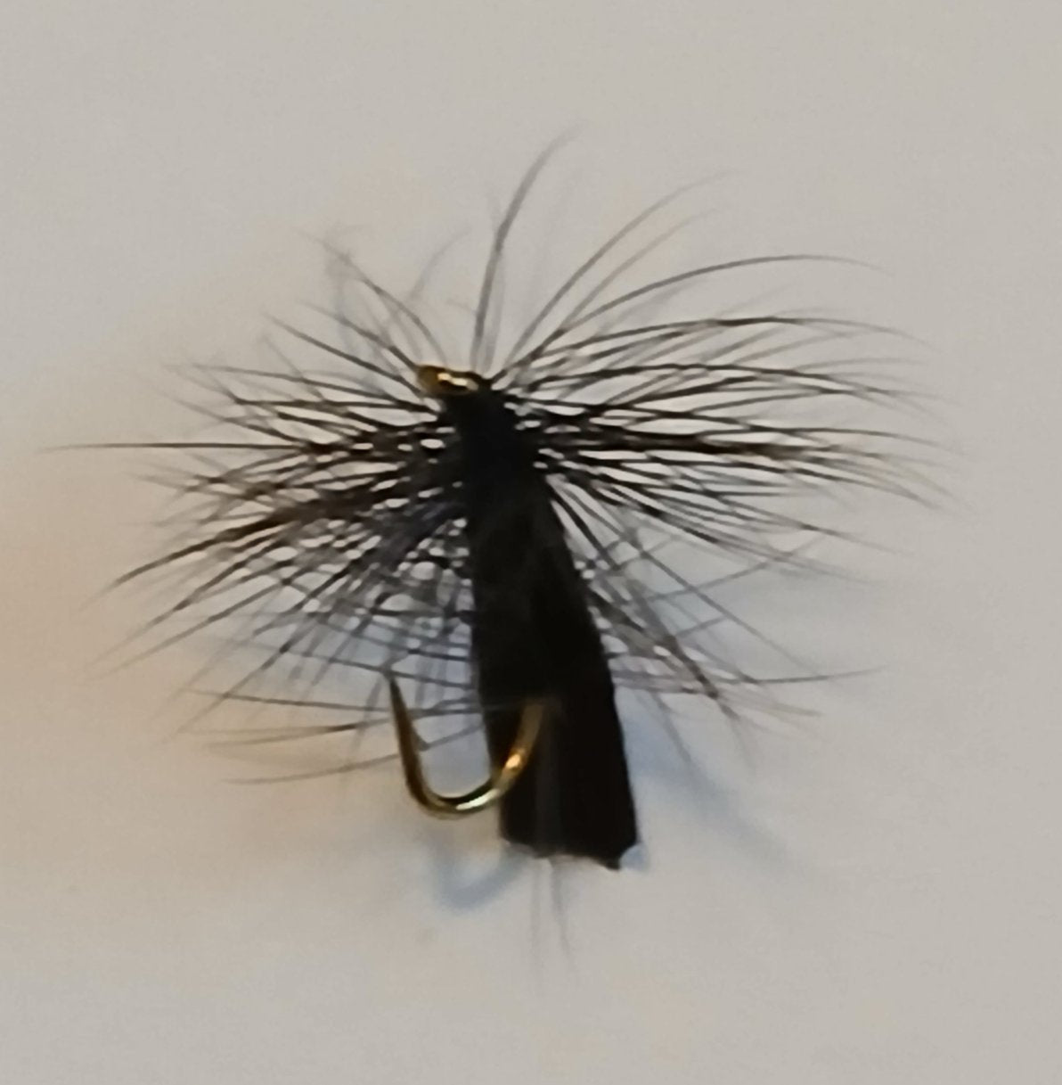 Elk caddis black  size #14 dry