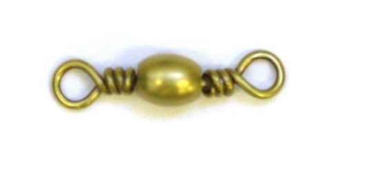 Eagle Claw Swivel-Brass Barrel 12ct/12pk Size 3