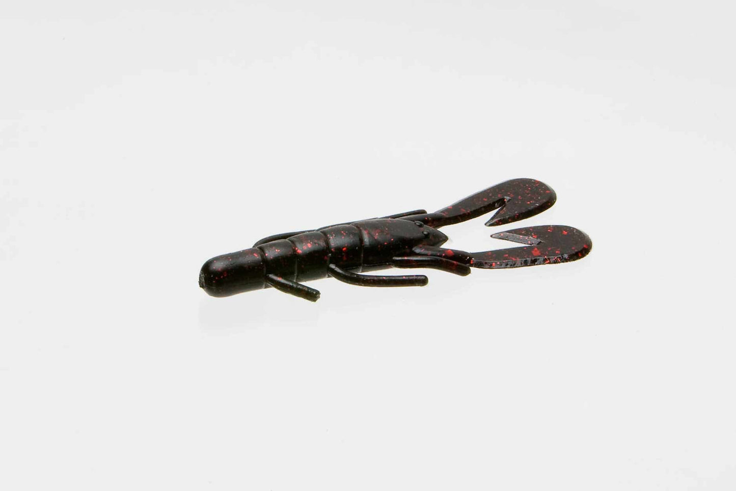 Zoom Ultra Vibe Speed Craw 3" 12/bag Black Red Glitter