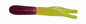 Big Bite Crappie Tubes 1.5" 10ct Purple/Chartreuse