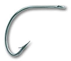 Mustad Wide Gap Hook Nickle 8ct  Size 2/0