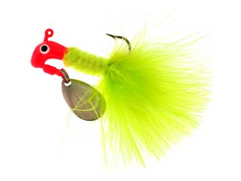 Blakemore Road Runner Maribou 1/8 Red/Chartreuse 2pk