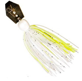 Z-Man Chatterbait Mini Max 1/4oz Chartreuse/White