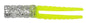 Leland Crappie Magnet 1.5" 15ct Enid/Chartreuse