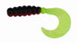 Big Bite Fat Grub 2" 10ct Red/Black/Chartreuse