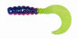 Big Bite Fat Grub 2" 10ct Pink/Blue Sparkle Chartreuse