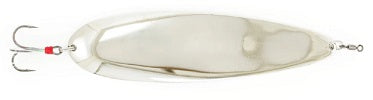 Nichols 5" Flutter Spoon 1 1/8oz Silver Chrome