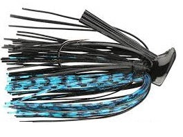 Buckeye Flat Top Finesse Jig 1/4oz Black/Blue