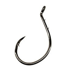 Eagle Claw Circle Bait Black Nickle Hook 10ct Size 4/0