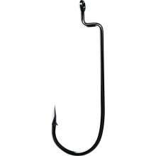 Eagle Claw Trokar HD Worm Hook Black 6ct Size 2/0