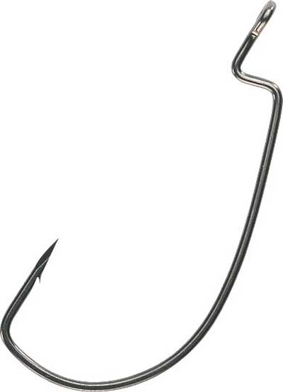 Eagle Claw Trokar Magworm Hook Black 5ct Size 4/0