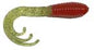 Big Bite Triple Tip Grub 2" 10ct Red/Chartreuse