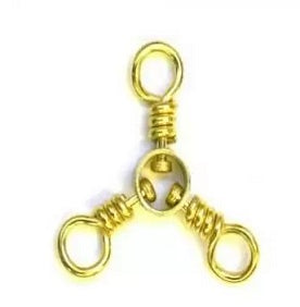 HT Brass 3-Way Swivel 12ct Size 3 EACH