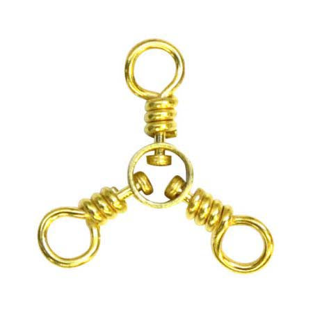 HT Swivel 3-Way Brass 12pk