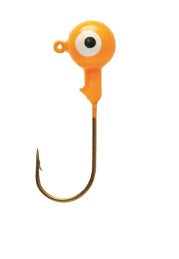 Eagle Claw Ball Jig Head 1/32 10ct Orange