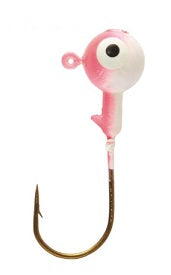 Eagle Claw Ball Jig Head 1/32 10ct Pink/Pearl